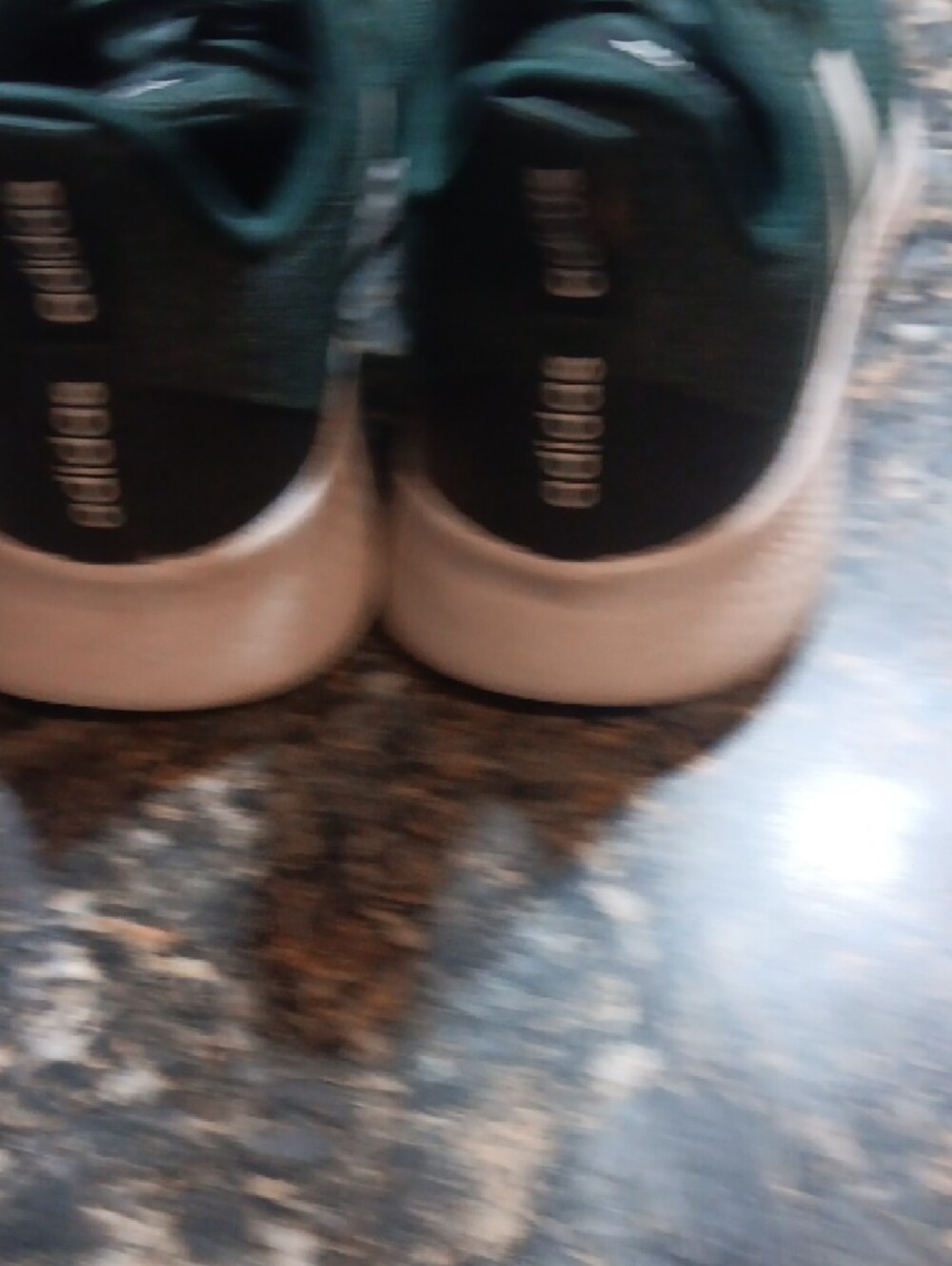 Adidas Women’s Dark Green Knit Running Sneakers - Picture 5 of 5